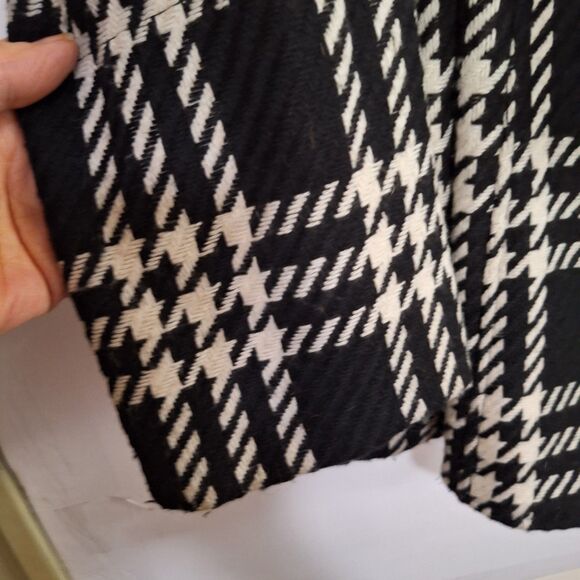 A Wrapper Women's Coat Jacket Houndstooth Trendy Fashionable Double Breasted XL - Picture 7 of 9